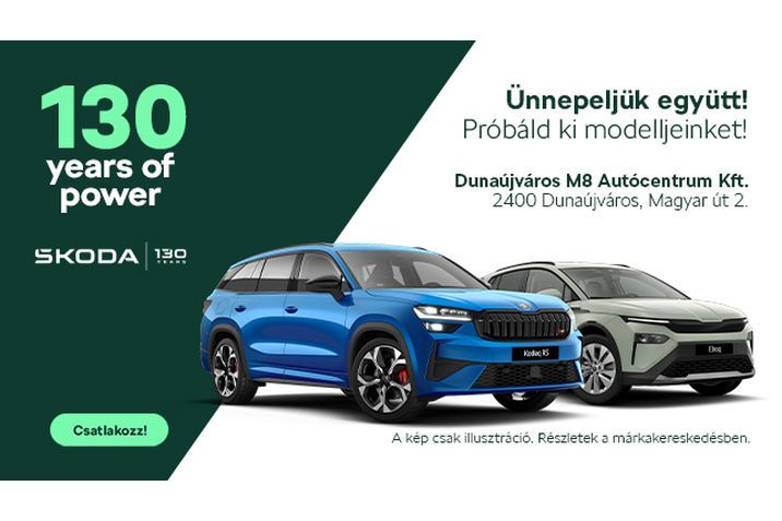  ŠKODA Roadshow a Dunaújváros M8 Autócentrumban – Tesztelje a jövőt!